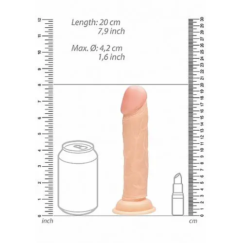 RealRock Realistische Dildo Blank 20 Cm - Image 3