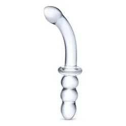Glas Glazen Geribbelde G-Spot Dildo