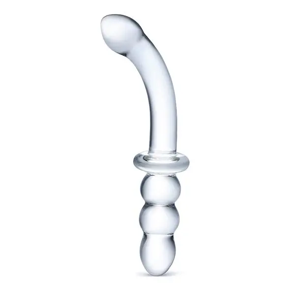 Glas Glazen Geribbelde G-Spot Dildo