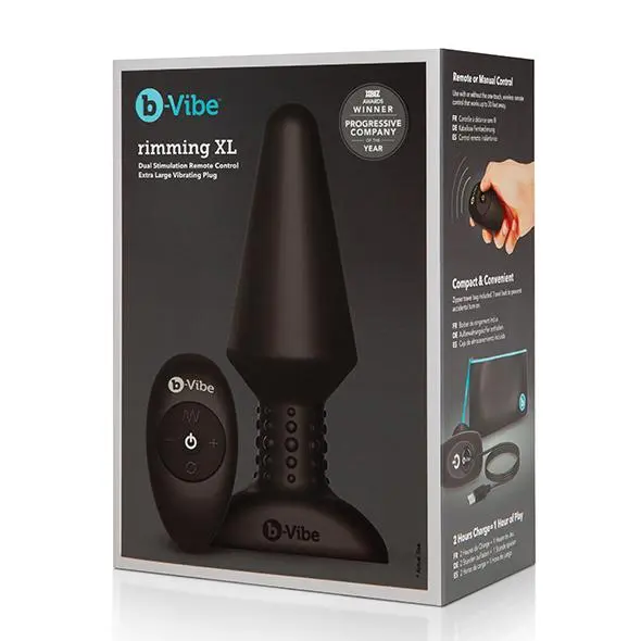 B-Vibe Rimming Butt Plug XL - Image 5