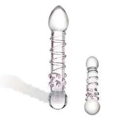 Glas Spiral Staircase Full Glazen Dildo