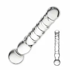 Glas Joystick Clear Glazen Dildo