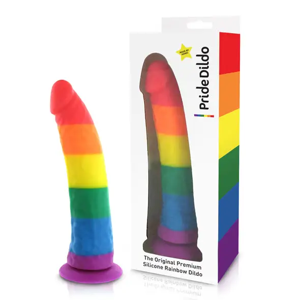 Pride Dildo Pride Silicone Rainbow Dildo 20 Cm - Image 2