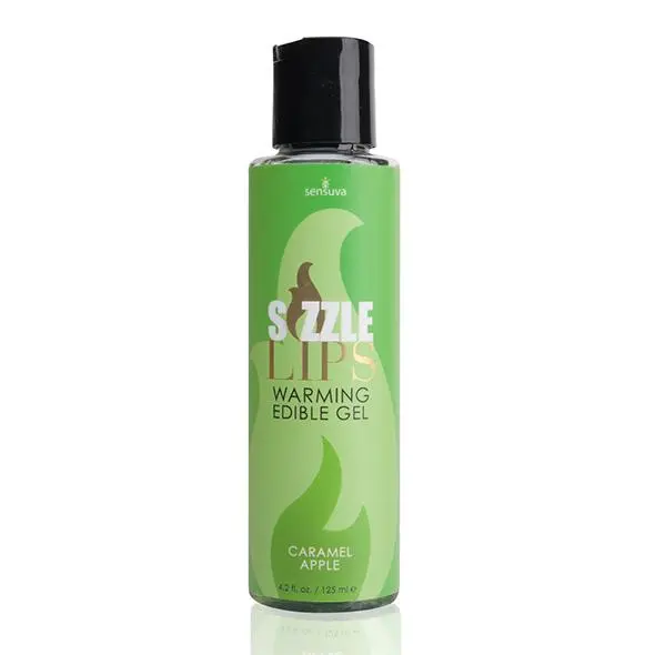 Sensuva Sizzle Lips Verwarmende Eetbare Gel Caramel Appel 125 Ml
