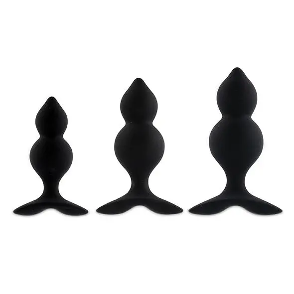 FeelzToys Bibi Twin Butt Plug Set 3 Stuks - Image 2