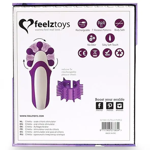 FeelzToys Clitella Oral Clitoral Stimulator - Image 9