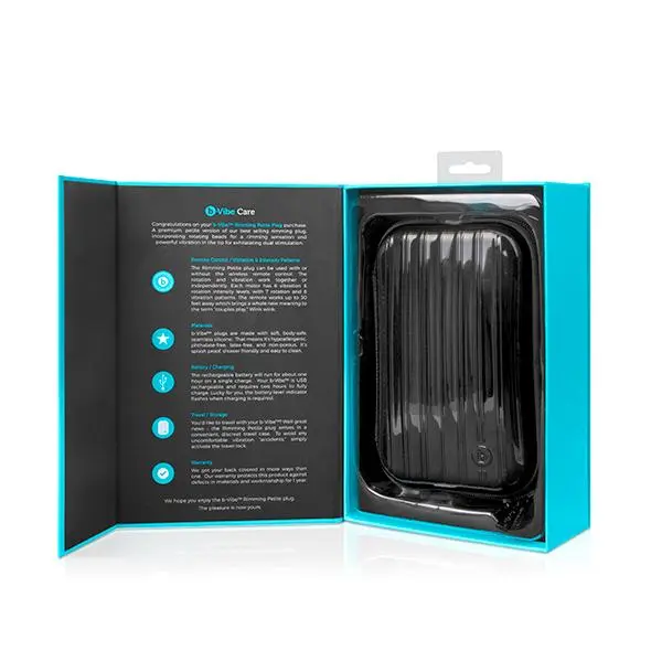 B-Vibe Rimming Kleine Butt Plug Met Afstandsbediening - Image 8