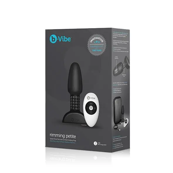B-Vibe Rimming Kleine Butt Plug Met Afstandsbediening - Image 14