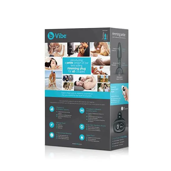 B-Vibe Rimming Kleine Butt Plug Met Afstandsbediening - Image 15