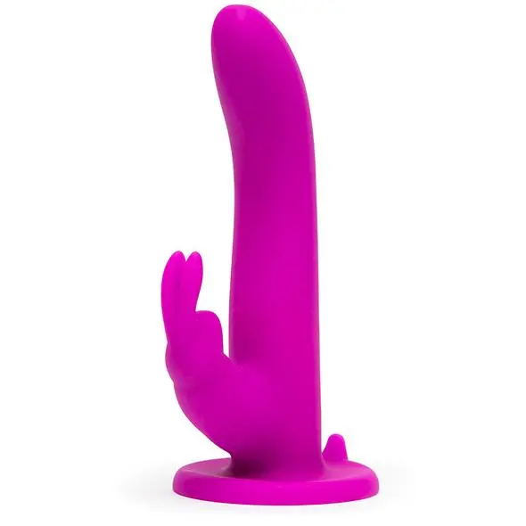 Happy Rabbit Vibrerende Voorbind Vibrator Met Harnas Paars - Image 4