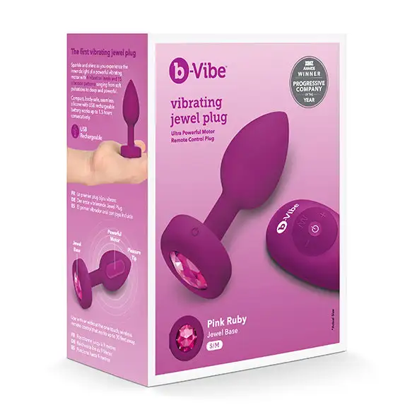 B-Vibe Vibrerende Juwelen Plug 9,8 Cm - Image 7