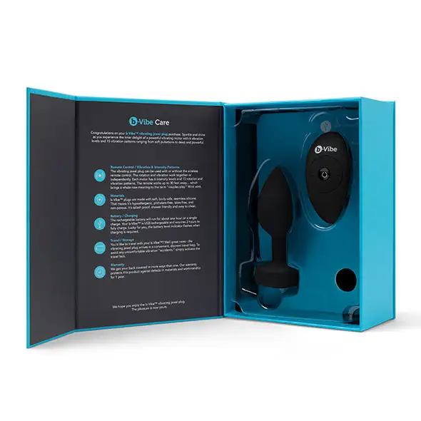 B-Vibe Vibrerende Juwelen Plug 10,5 Cm - Image 9