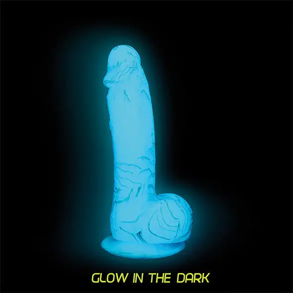 Addiction Luke Dildo Glow In The Dark 19 Cm - Image 6