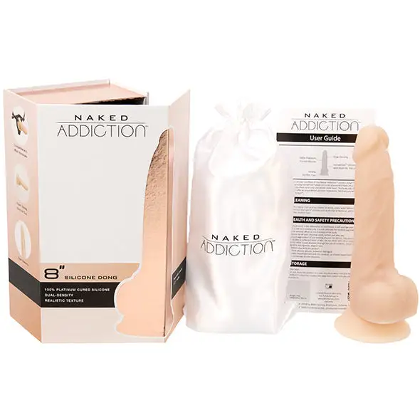 Naked Addiction Realistische Dildo Dubbele Dichtheid Vanille 20 Cm - Image 7