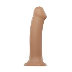 Strap-On-Me Realistische Buigzame Dildo Dubbele Dichtheid Caramel