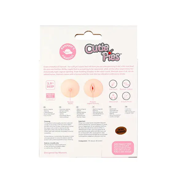 CutiePies Hannah's Handful Pussy & Boob Head Masturbator - Image 11