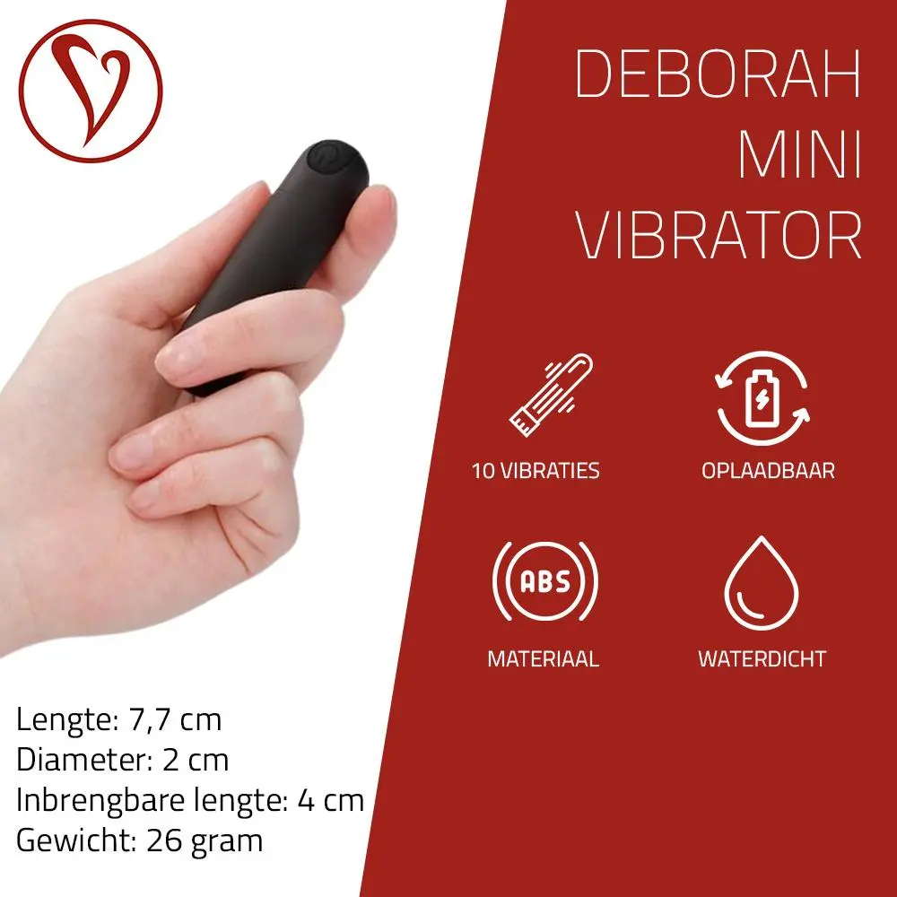 Erovibes Deborah Mini Vibrator 7,7 Cm