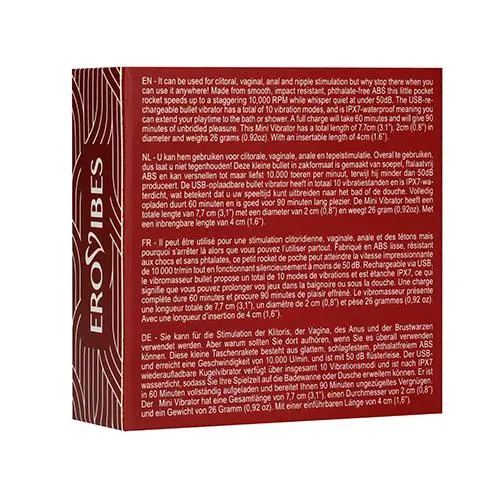 Erovibes Deborah Mini Vibrator 7,7 Cm - Image 7