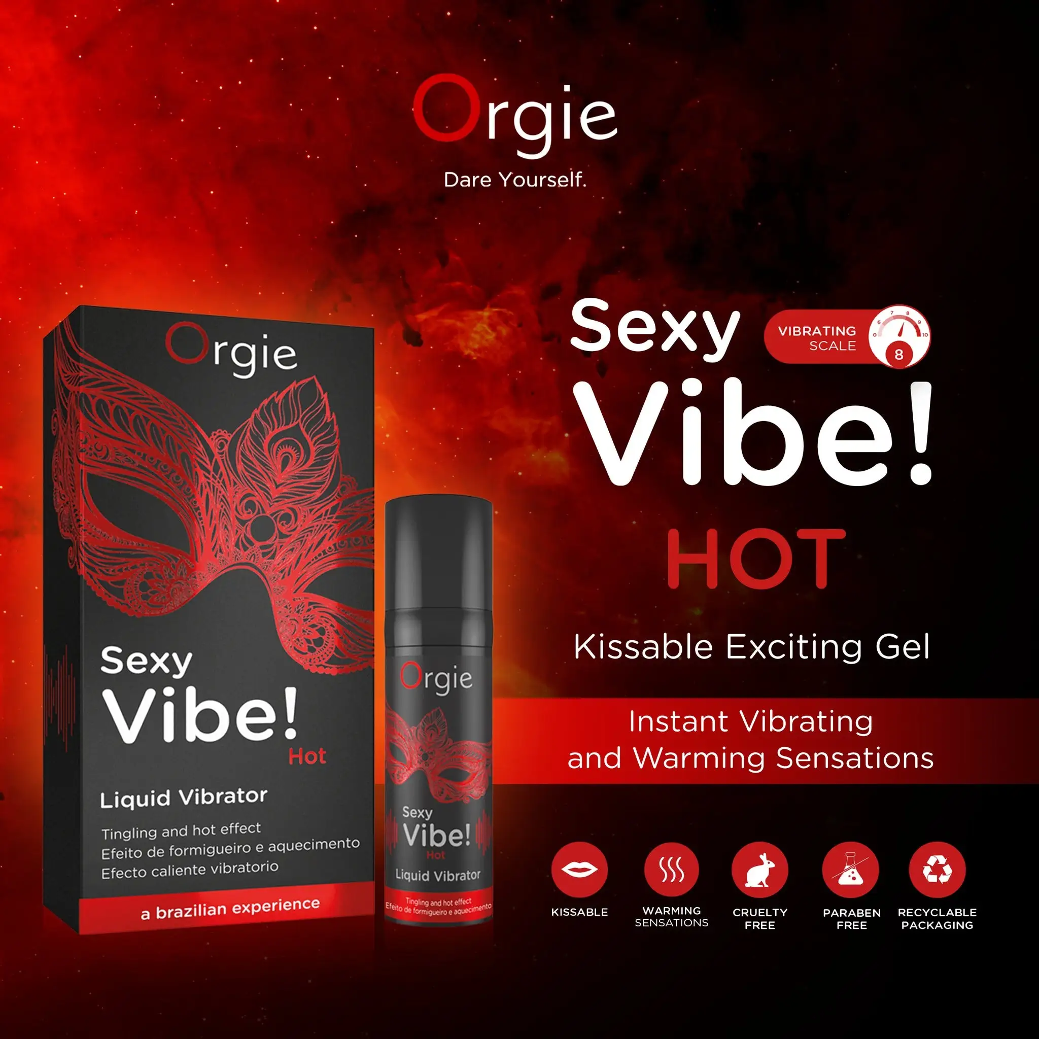 Orgie Sexy Vibe! Hot Liquid Vibrator 15 Ml