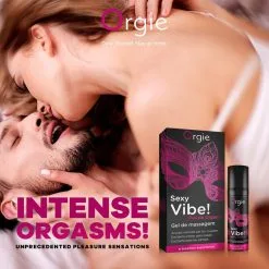 Orgie Sexy Vibe!Ā Intense Orgasm Intieme Gel Voor Koppels 15 Ml