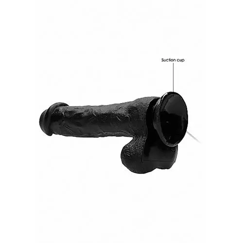 RealRock Realistische Vibrator Zwart Met Afstandsbediening 28 Cm - Image 4