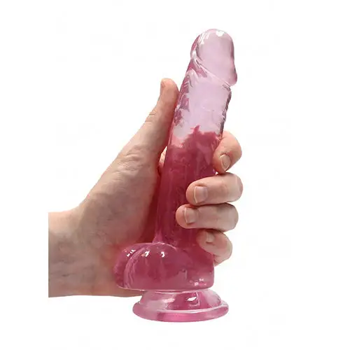RealRock Realistische Dildo Met Ballen Roos 18 Cm - Image 2