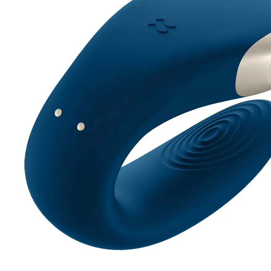 Satisfyer Double Love Luxe Vibrator Voor Koppels Blauw - Image 3