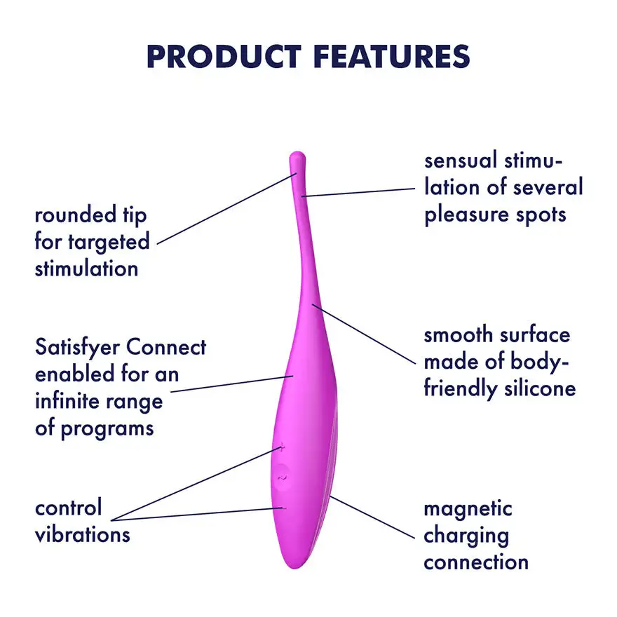 Satisfyer Twirling Joy Tip Clitoris Vibrator - Image 2