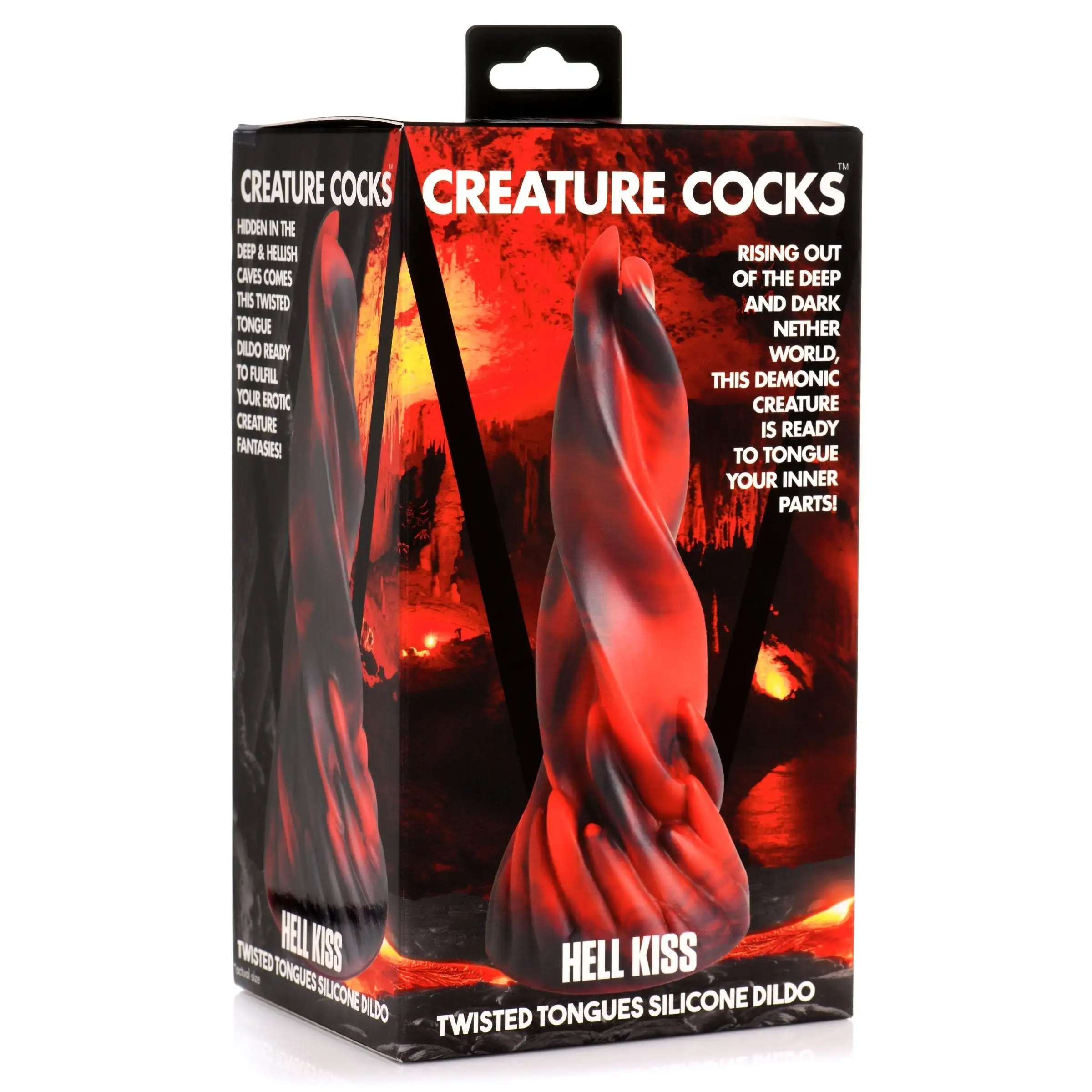 XR Brands Creature Cocks Hell Kiss Dildo 19 Cm - Image 8