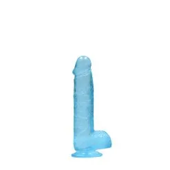 RealRock Realistische Dildo Met Ballen Blauw 15 Cm