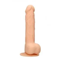 RealRock Realistische Dildo Met Ballen Blank 24 Cm